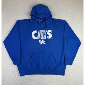 Kentucky Wildcats Hoodie Mens XL Blue NCAA Basketball Dodger CATS Sweatshirt